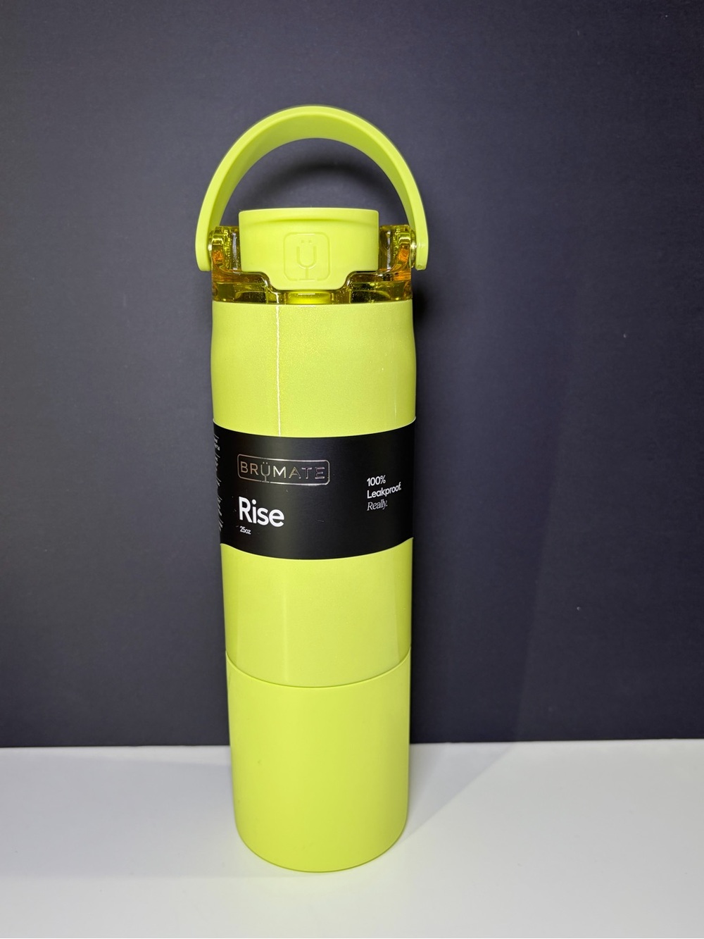 Brumate Lemon Lime Shimmer Rise 25oz BNWT